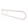 ANDEX Bez Barier Uchwyt półokrągły stały 80cm z płytą 819/80B stal nierdzewna biały